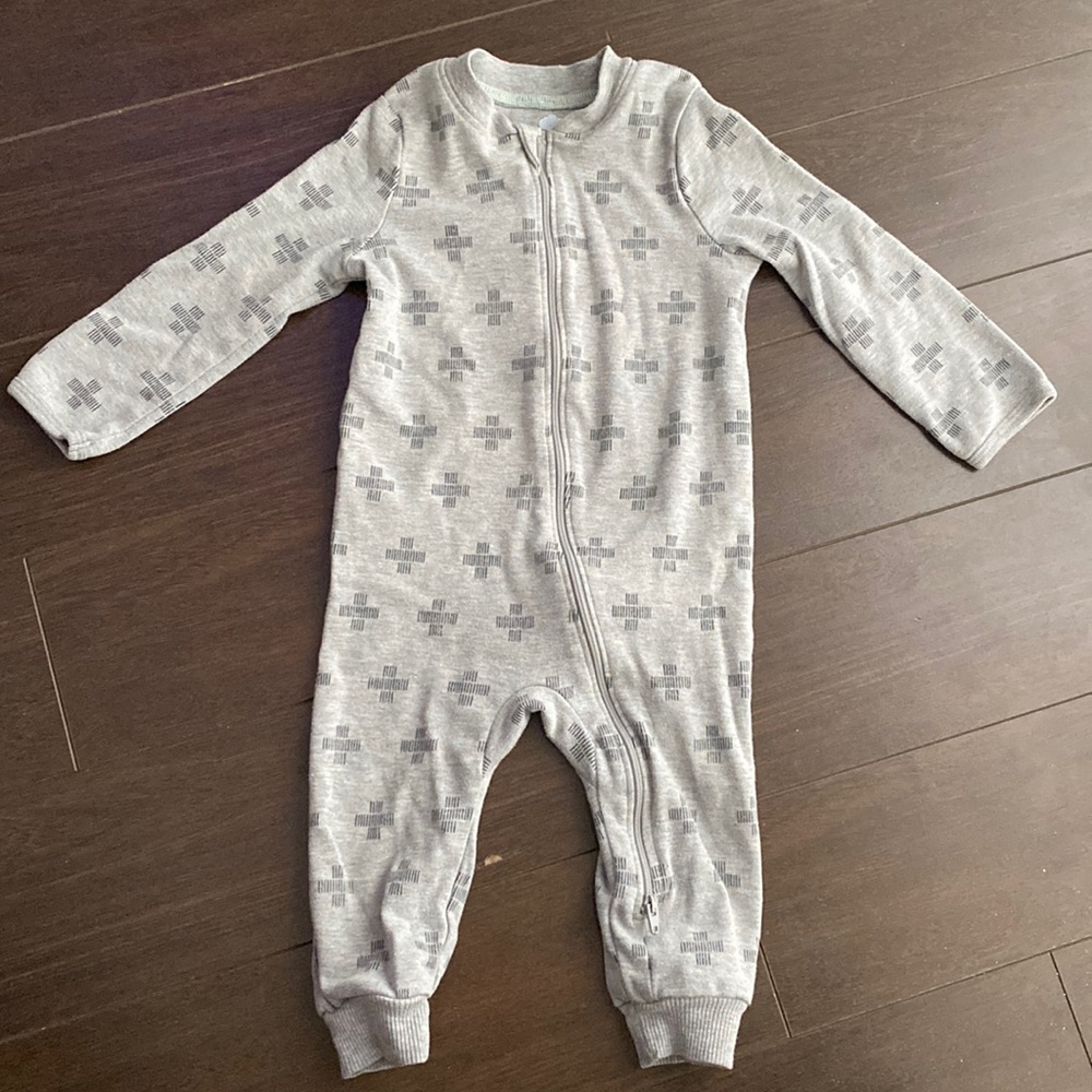 Double zipper one piece